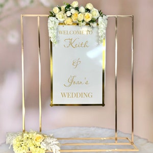 Sturdy Metal Backdrop Stand for Wedding Flower Arch Decorations – Bridal  and Present