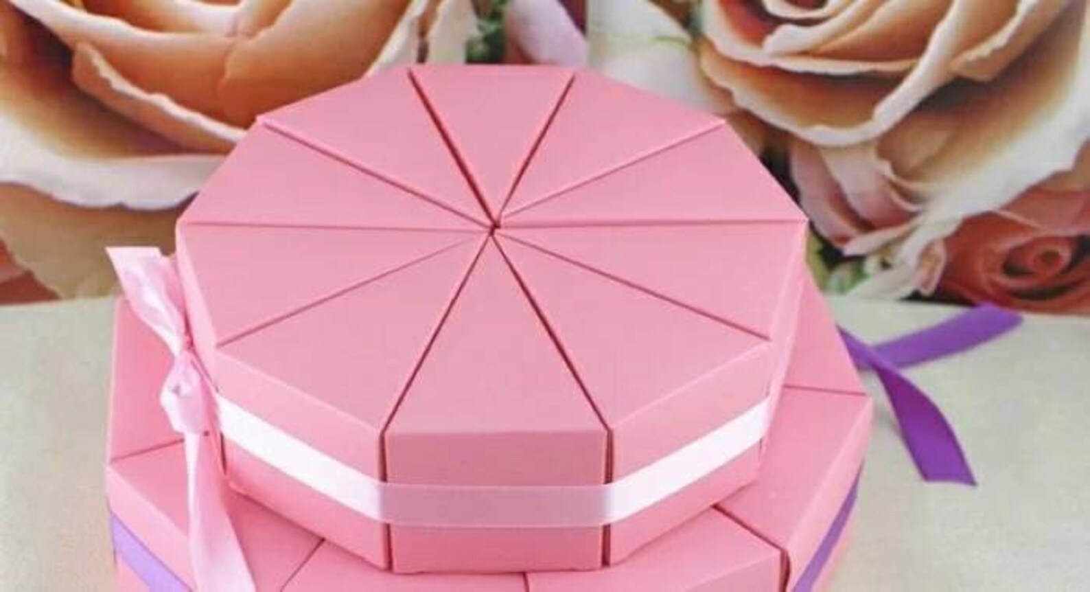 DIY Cake Slice Gift Box. Cricut SVG Box Template. Silhouette | Etsy