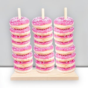 Donut Stand Holder, 12 Inch Dowel Doughnut Stand