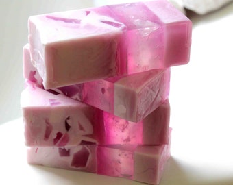 Pink Abstract Artisan Soap,  Shea Butter Soap, Valentine’s Day, Mother’s Day, Gift for Her