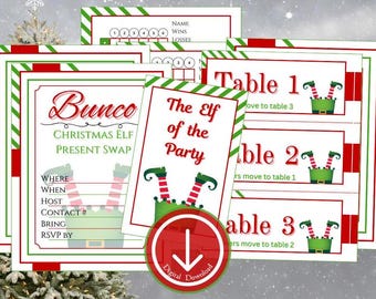 Christmas Bunco, holiday bunco, bunco score cards, bunco score sheet, bunco digital, bunco themes, bunco party, bunco group, bunco bundle