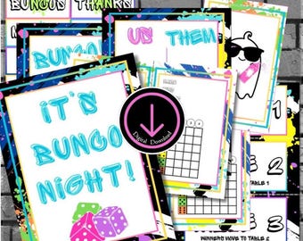 bunco score card, bunco score sheet, bunco digital, bunco themes, bunco download, printable bunco, paint bunco, graffiti bunco, artist bunco
