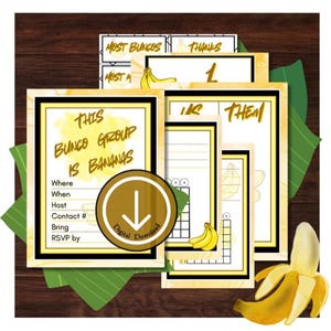 Bunco Score Cards, Bunco Score Sheet, Bunco Bundle, Bananen Bunco, Sommer Bunco, Silly Bunco, digitaler Bunco, Bunco Party, Bunco, Bunco Themen