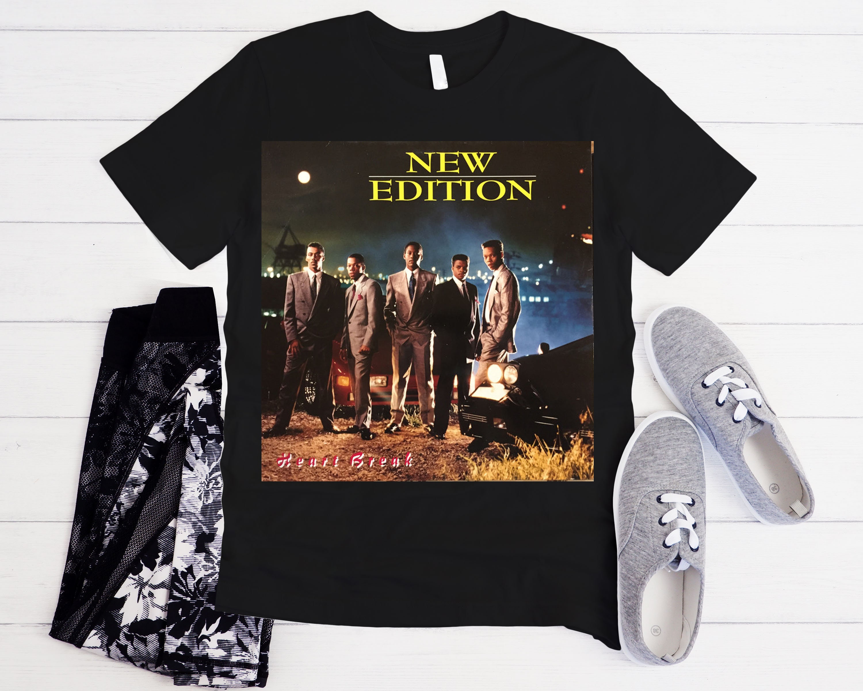 New Edition T shirt New Edition Tee Candy Girl Heartbreak Bell Etsy