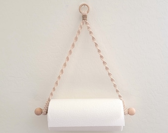 Pine Wood Hand Towel Ring Holder Wall Attachment Etsy