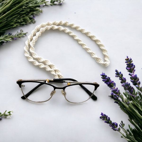 Eyeglass Chain Macrame Etsy