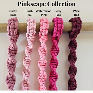 Macrame hanging paper towel holder for kitchen or bathroom