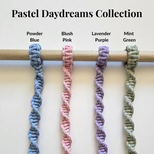 Macrame hanging paper towel holder for kitchen or bathroom