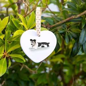 Personalised Dog Heart Ornaments
