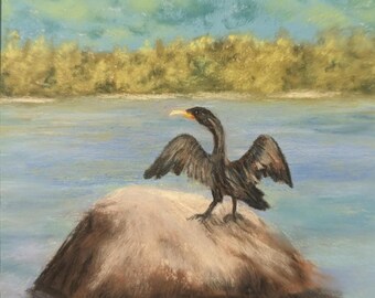 Original Pastel Painting "Sunshine on my Shoulders" by artist Sue Hankard