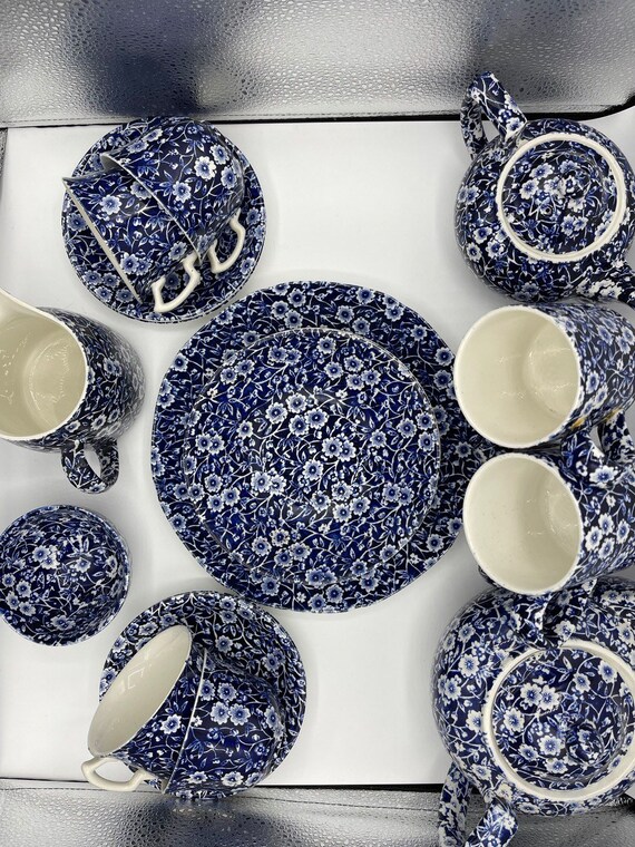 Burleigh Ware Calico Vintage Burgess & Leigh Collection - Etsy