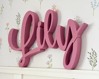 2" Script Thick Foam letters, Birthday Party Sign, Nursery name