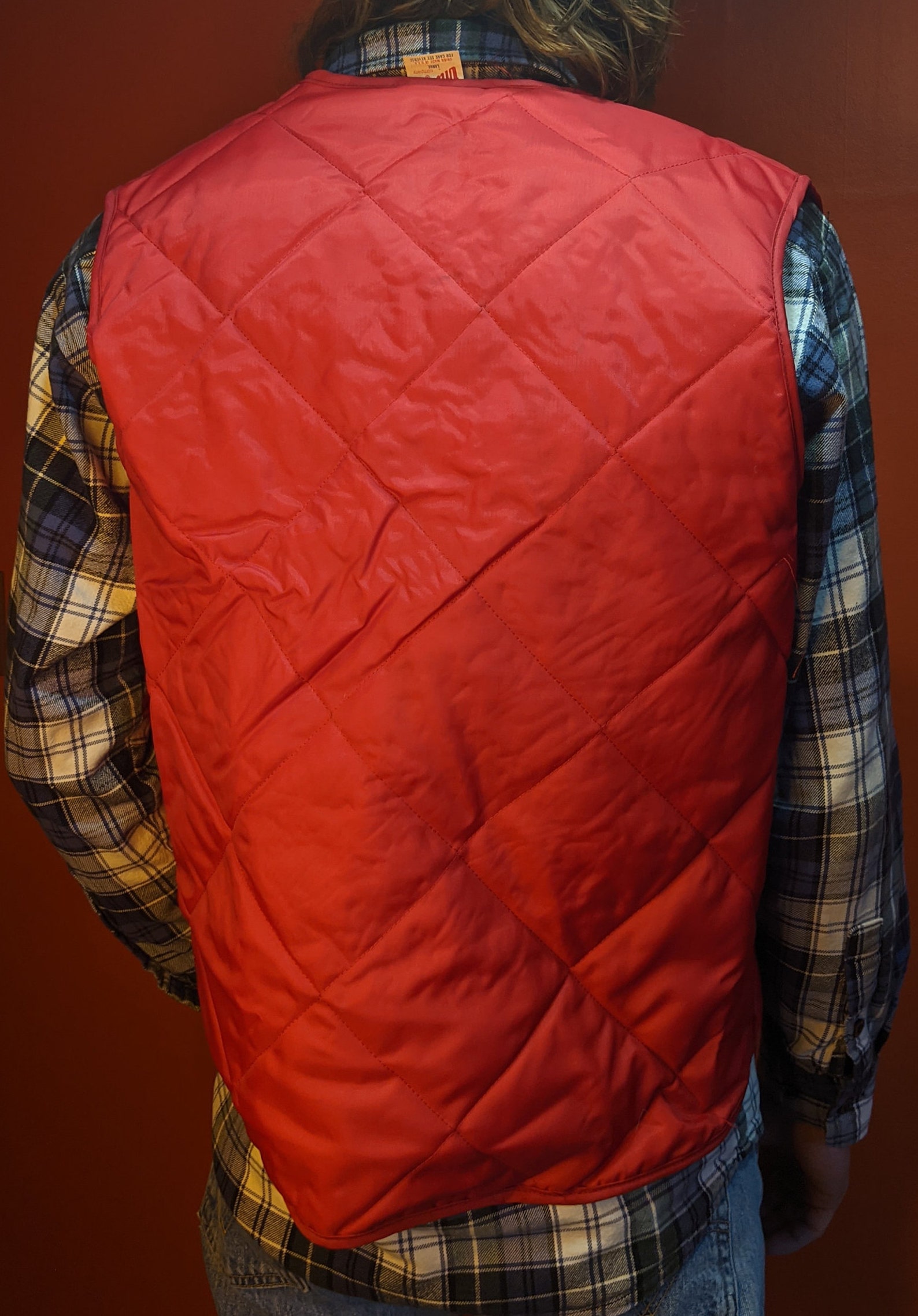 Vintage Unitog Men's Large Snapbutton Vest L Etsy