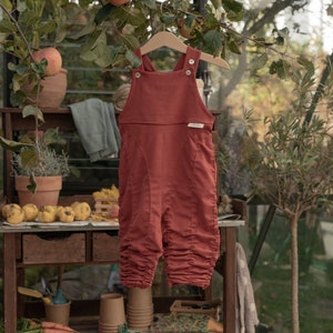 grow with me Overall | rust | innovative | 0- 2 years | organic | gift for birth