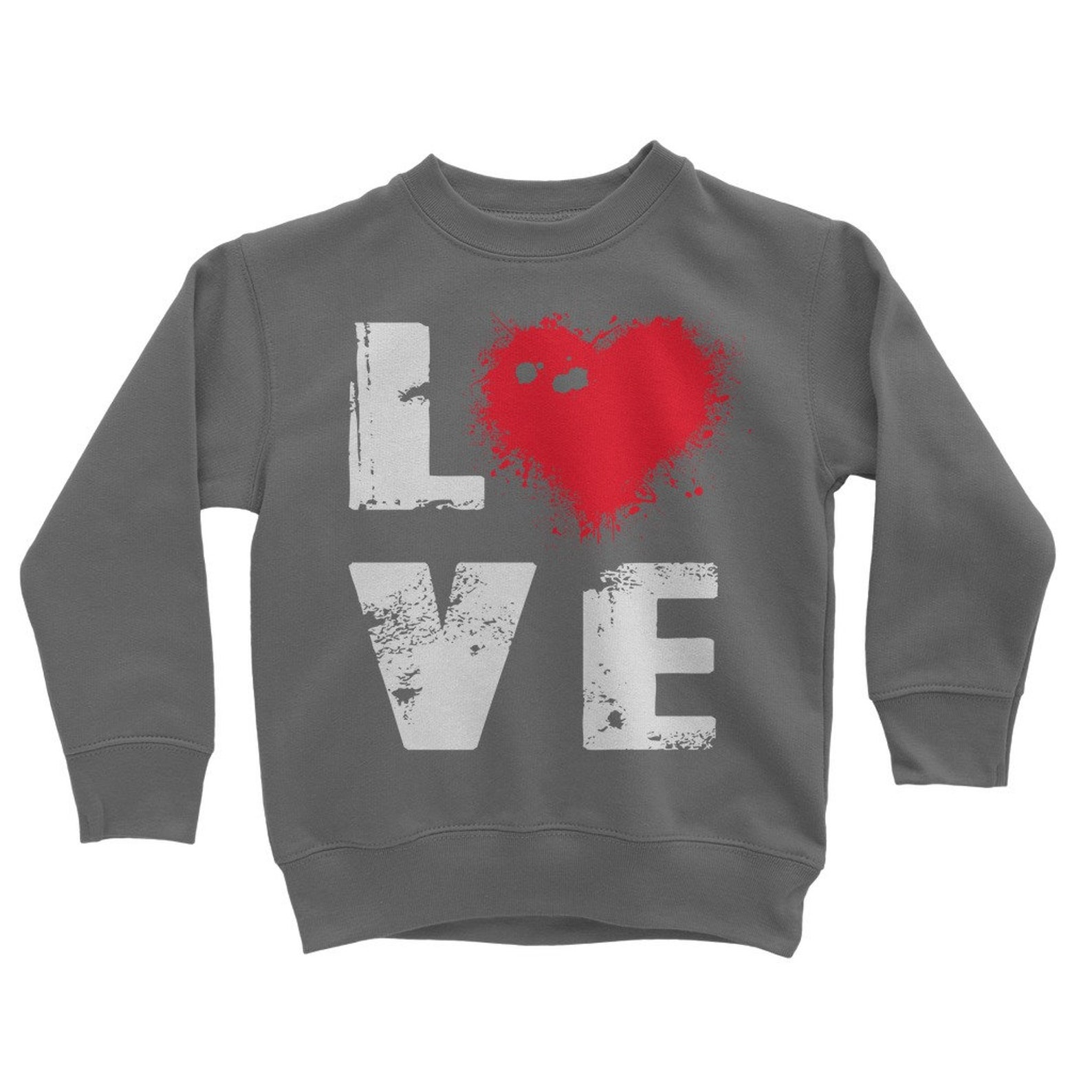 Valentine Love Classic Kids Sweatshirt Etsy