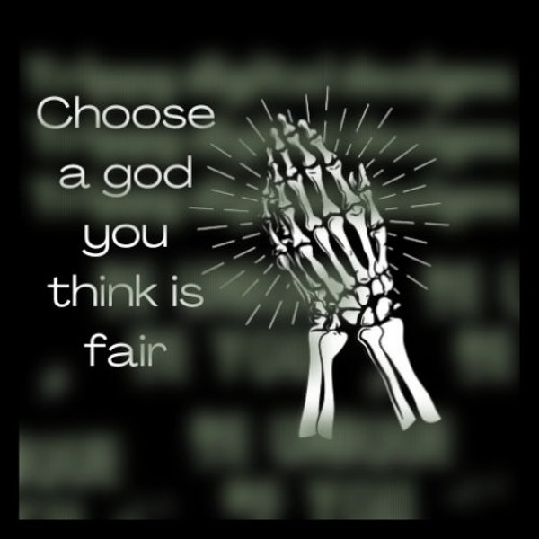 Choose a God you think is fair Digital design for t shirts or crafts.