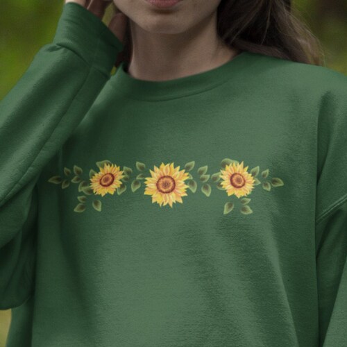 Sunflower Sweater Etsy