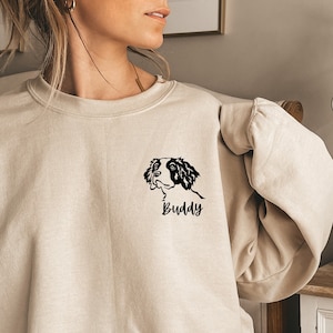Custom Brittany Spaniel Sweatshirt, Brittany Mom Sweatshirt, Brittany Spaniel Mom Sweatshirt, Brittany Spaniel Sweatshirt, Spaniel Gifts
