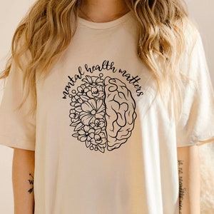 Mental Health Tshirt, Mental Health Shirt, Psychologist Shirt, Psychology Shirt, You Matter Shirt, Therapy Shirt, Support Shirts