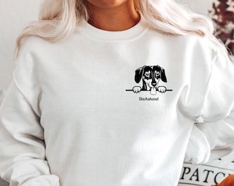 Dachshund Dog Sweatshirt, Dachshund Shirt, Wiener Dog Mom, Dog Shirt, Weenie Dog, Doxie Shirt, Dachshund Gift, Dachshund Mom Shirt