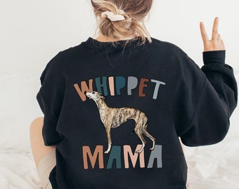 Whippet Mama Felpa, Whippet Regalo, Cane Proprietario Regalo, Cane Mamma Felpa, Cane Lover Felpa
