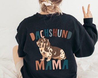 Dachshund Mama Crewneck Sudadshirt, Dachshund Shirt, Wiener Dog Mom, Dog Shirt, Weenie Dog, Doxie Shirt, Dachshund Gift, Dachshund Mom Shirt