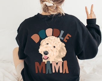 Doodle Mama Sweatshirt, Gouden Doodle Sweatshirt, Dog Mom Gift, Doodle Mama, Dog Lover Sweatshirt, Cute Puppy Hoodie
