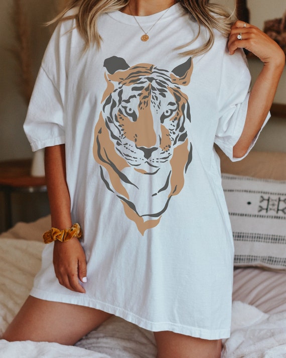 Vintage Tiger Shirt Tiger Tee Boho 