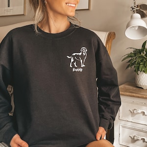 Labrador Retriever Crewneck Sweatshirt, Labrador Retriever Mama Shirt, Labrador Gifts, Dog Lover Gift, Dog Lover Shirt