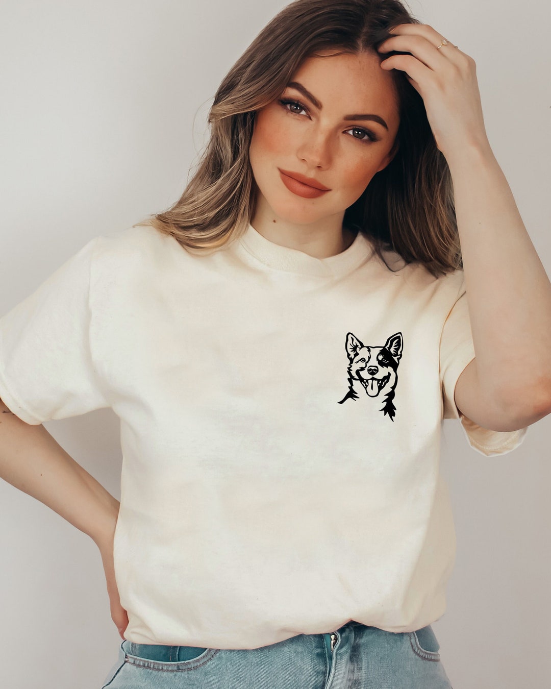 Custom Dog Face Tshirt, Personalized Dog Shirt, Dog Shirt, Custom Dog Name Tee, Dog Mama Shirt