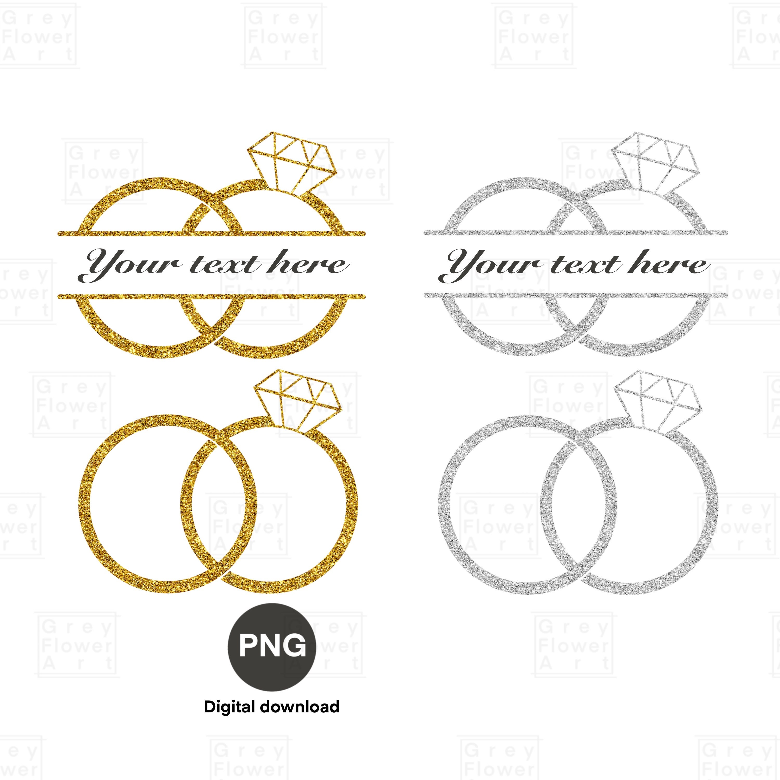 Wedding ring Marriage - Cartoon vector material diamond wedding ring png  download - 2480*2209 - Free Transparent Wedding Ring ai,png Download. -  Clip Art Library
