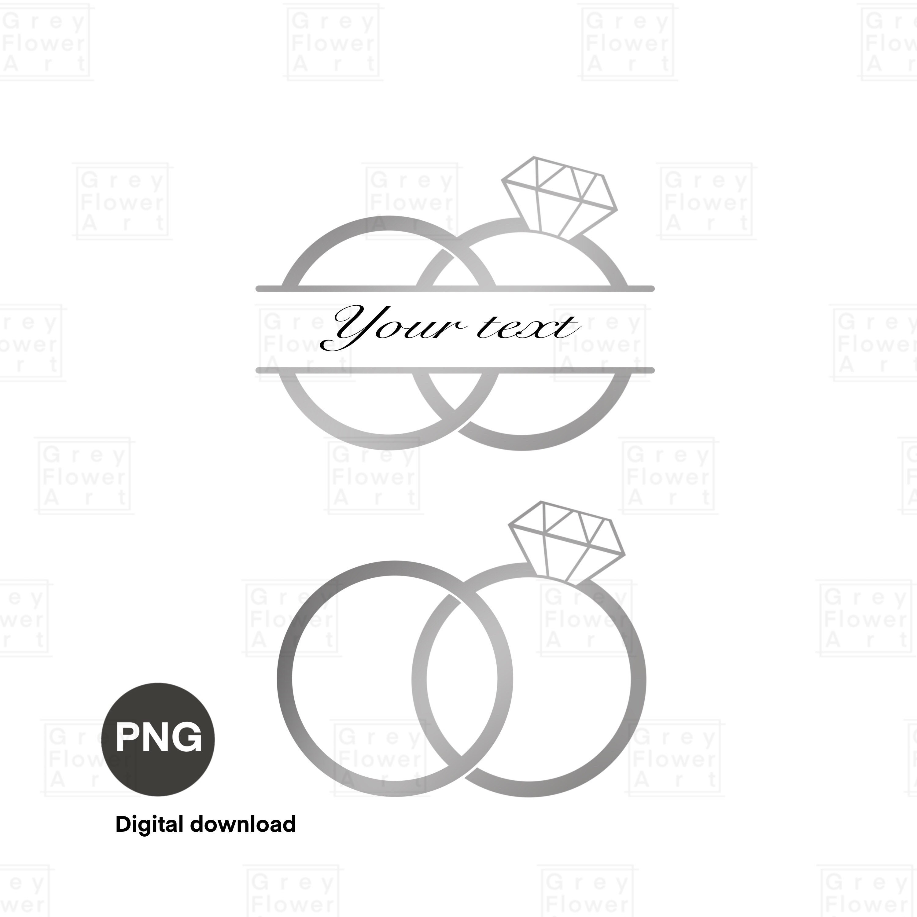 Diamond Ring Svg, Wedding Rings Svg, Wedding Bands Svg, Wedding Clipart,  Wedding Svg, Wedding Rings Cricut Silhouette Svg Cut Cutting File - Etsy  Hong Kong