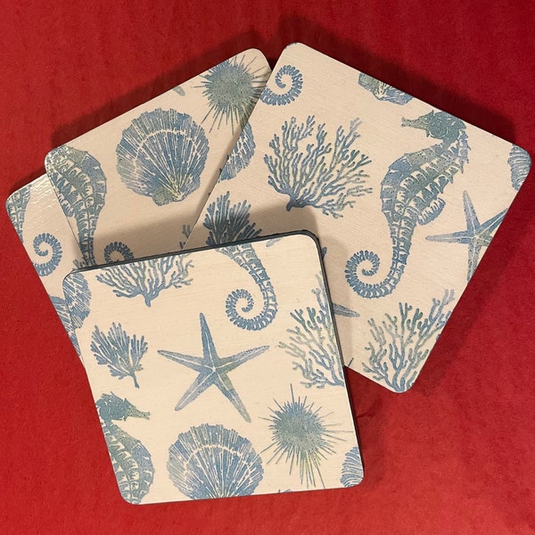 Decoupage Coasters Etsy