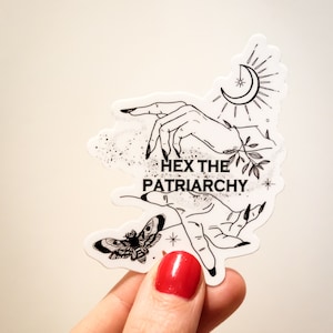 Hex the Patriarchy Sticker: Feminist Sticker / Decal