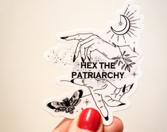 Hex the Patriarchy Sticker: Feminist Sticker / Decal