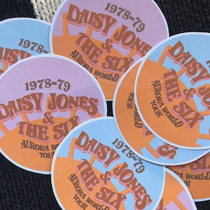 Daisy Jones and the Six | Aurora Tour Inspired Vinyl Stickers