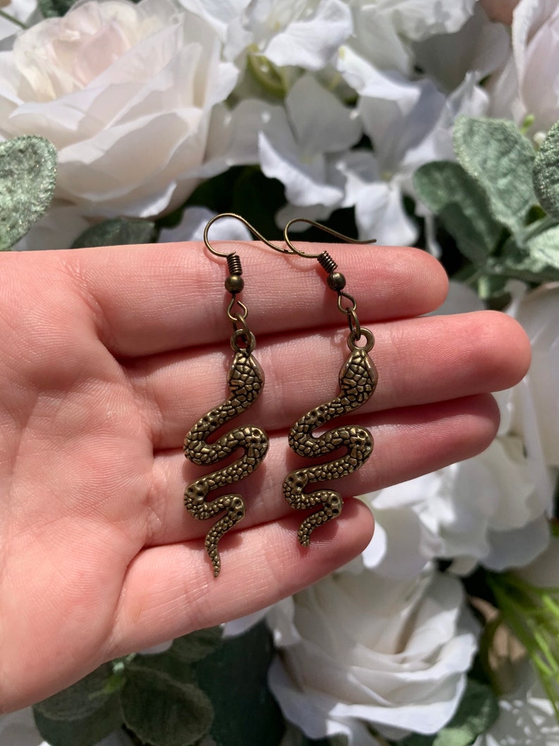Snake Dangle Earrings