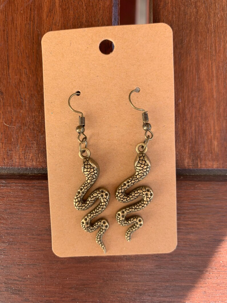 Snake Dangle Earrings