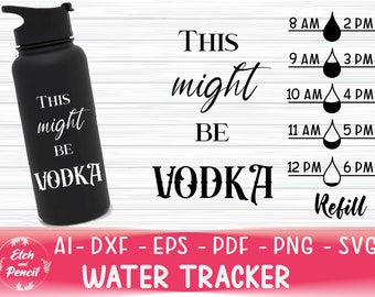 Download Water Bottle Tracker Svg Etsy