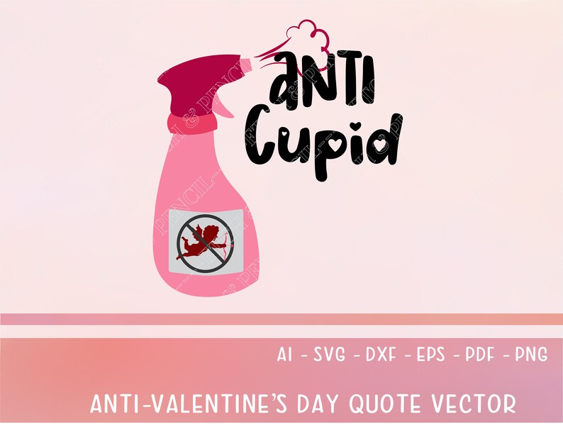 Anti Valentines Day SVG Quotes For Sign SVG Files for Cricut St