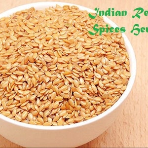 Golden Flax Seeds, 100% pure and natural Goldan Flax Seeds, Worldwide Shipping 100Gm To 1kg