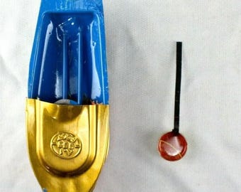 Steam Powered Indian Tin Boat Toy: Handmade Pop Pop Boat, Unique Scrap Tin Art, Multi Colour, Steam Boat, Steam Pop Pop Putt Putt Boat