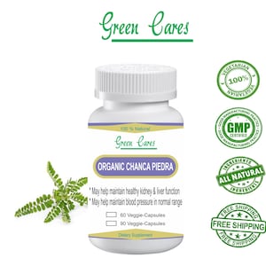 100% Pure & Natural Organic Chanca Piedra Powder in Capsules