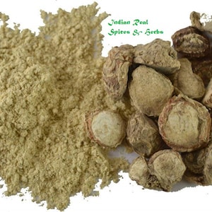Polvo de raíz de zedoaria, Cúrcuma zedoaria, 100 % natural ayurvédico. Envío gratuito a todo el mundo. De 100 g a 1 kg.
