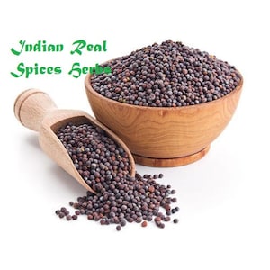 Brown Mustard Seeds, 100% pure and natural Brown Mustard Seeds, Worldwide Shipping 100Gm To 1kg