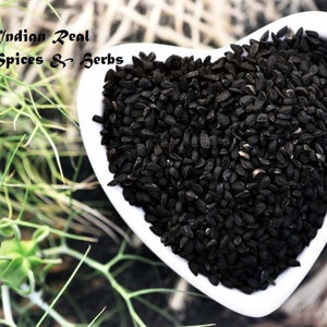 Nigella Seeds Black Cumin 100% REAL AYURVEDIC Pure & NATURAL Worldwide Free Shipping 100 Gm To 1 kg
