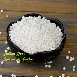 Sabudana, tapioca pearl, Sago, 100% AYURVEDIC NATURAL Sabudana, tapioca pearl, Sago, Free Worldwide Shipping 100Gm To 1kg
