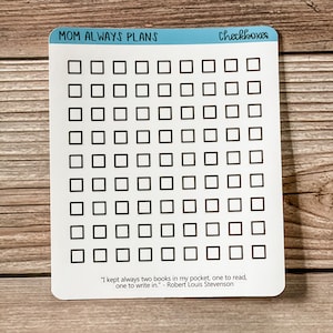 Checkbox, check box, checklist, planner stickers