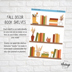 Fall Bookshelf - Reading Trackers