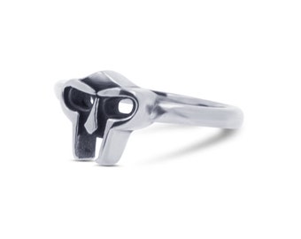 MINI MF DOOM Ring Silver